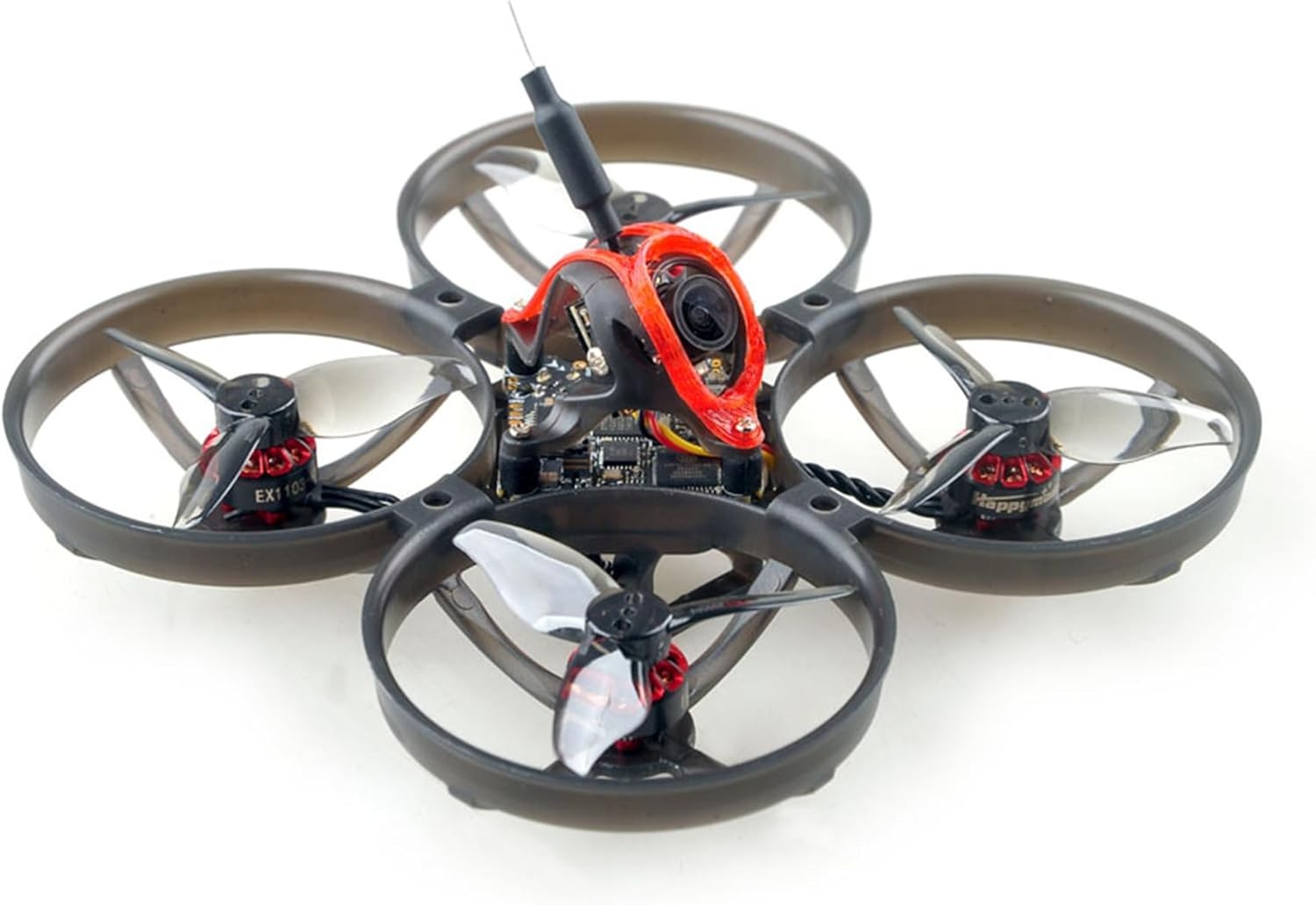 HappyModel Mobula8 마이크로 FPV 드론: 1-2S 85mm Tiny Whoop Caddx Ant FPV 카메라 X12 AIO 비행 컨트롤러 ELRS 수신기 400mW FPV VTX EX1103 KV11000 성인 FPV 레이싱용 무브러시 모터