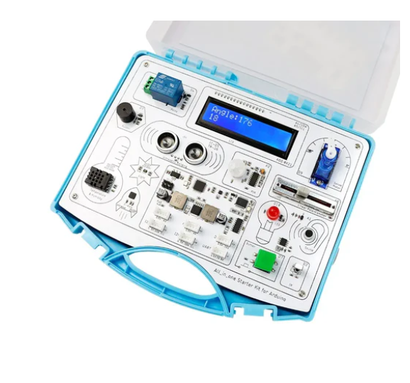 Elecrow Arduino 올인원 스타터 키트, 센서 15개, 레슨 21개