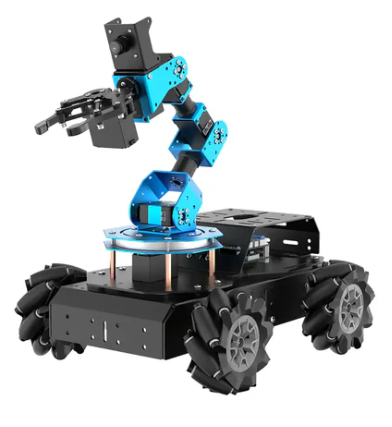 Hiwonder ArmPi Pro Raspberry Pi ROS 로봇 암 개발 키트, 4WD 맥넘 휠 섀시가 장착된 오픈 소스 로봇 자동차
