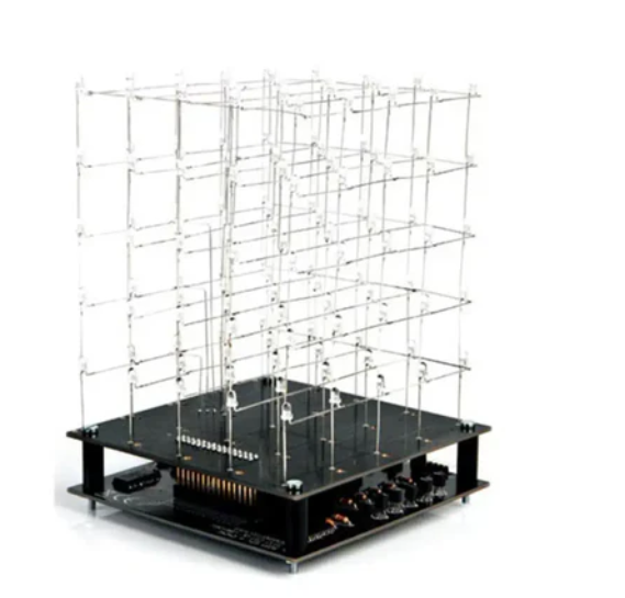 3D LED 큐브 5x5x5 납땜 키트(파란색)
