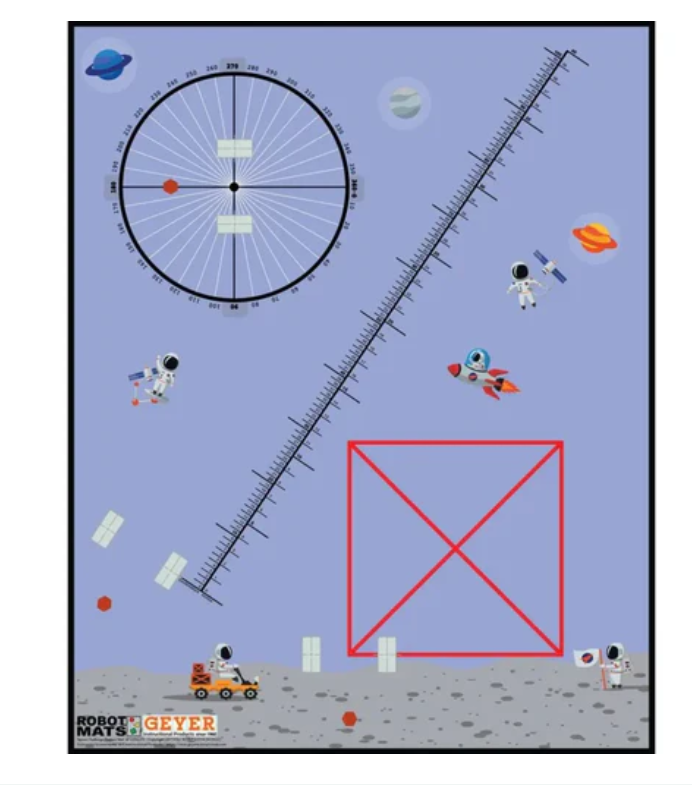 LEGO EV3 스페이스 챌린지 연습 매트