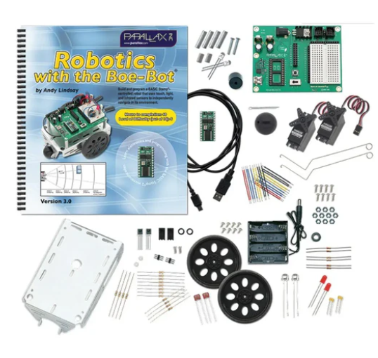 Parallax Boe-Bot 로봇 키트 - USB 버전
