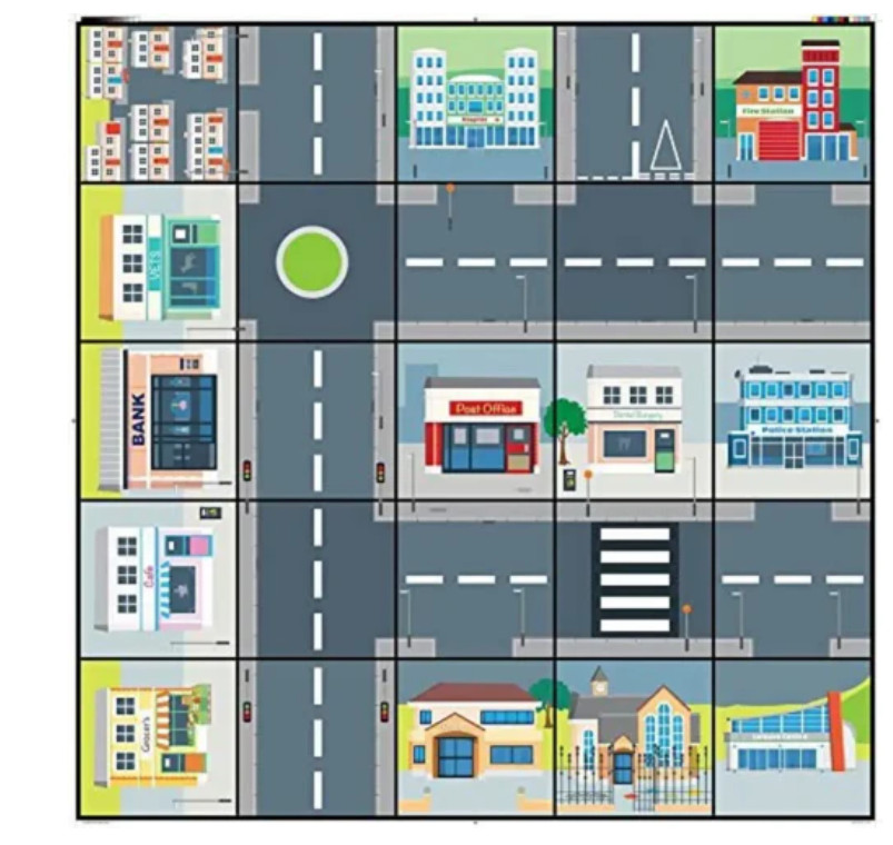 TTS Bee-Bot이 우리 맨매트를 도와주세요