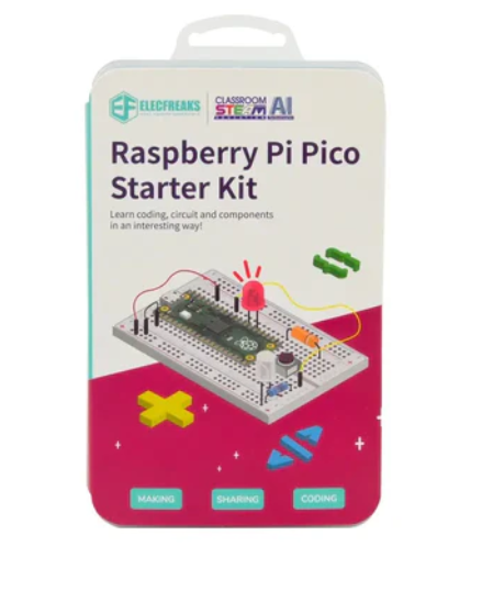 ElecFreaks Raspberry Pi Pico 스타터 키트(Raspberry Pi Pico H 보드 포함)