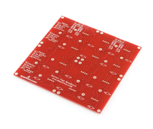 Sparkfun 버튼 패드 4x4 - 브레이크아웃 PCB