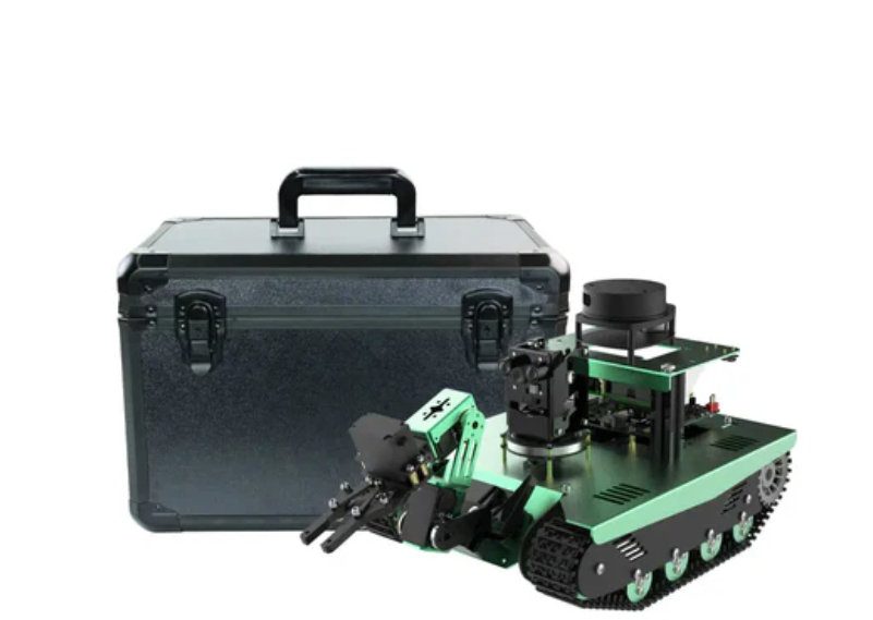 HD 카메라와 3-DOF 로봇 팔을 갖춘 Raspberry Pi 4B용 Yahboom Transbot ROS AI 로봇(Raspberry Pi 보드는 포함되어 있지 않음)