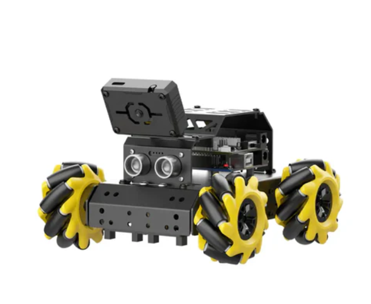 Arduino UNO R3 컨트롤러 기반 Hiwonder miniAuto AI 비전 로봇, 360° 전방향 메카넘 휠(표준 키트) 장착