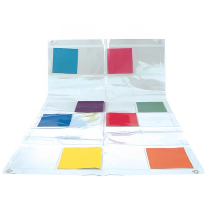 Bee-Bot 및 Blue-Bot용 TTS 투명 포켓 패드 크기 4 x 6 모델: IT10125