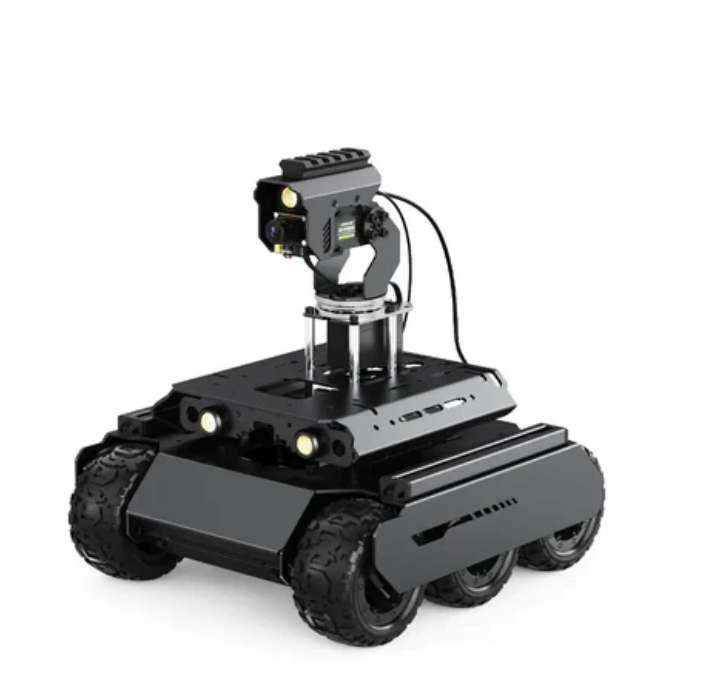 Waveshare UGV Rover 오픈 소스 6륜 4WD AI 로봇, 듀얼 컨트롤러, 풀 메탈 바디, 컴퓨터 비전, Raspberry Pi 4B/Raspberry Pi 5에 적합