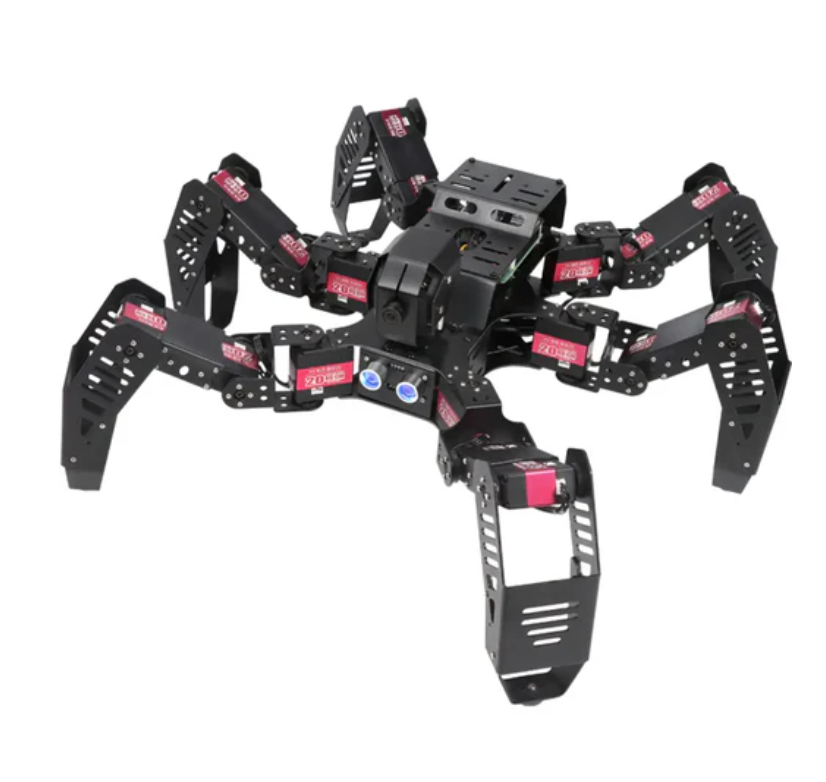 Hiwonder Spiderpi AI 지능형 비전 Hexapod 로봇(Raspberry Pi 4B 4GB 포함) - 고급 키트