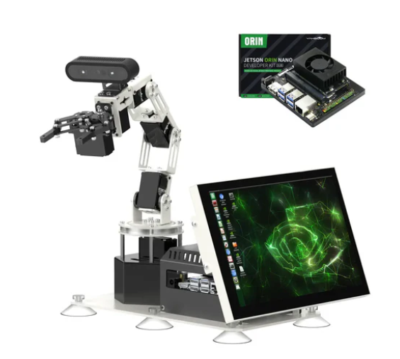 Yahboom DOFBOT Pro 3D 딥 비전 로봇 팔 - Ultimate Edition, Jetson Orin NANO 4GB 마더보드 장착