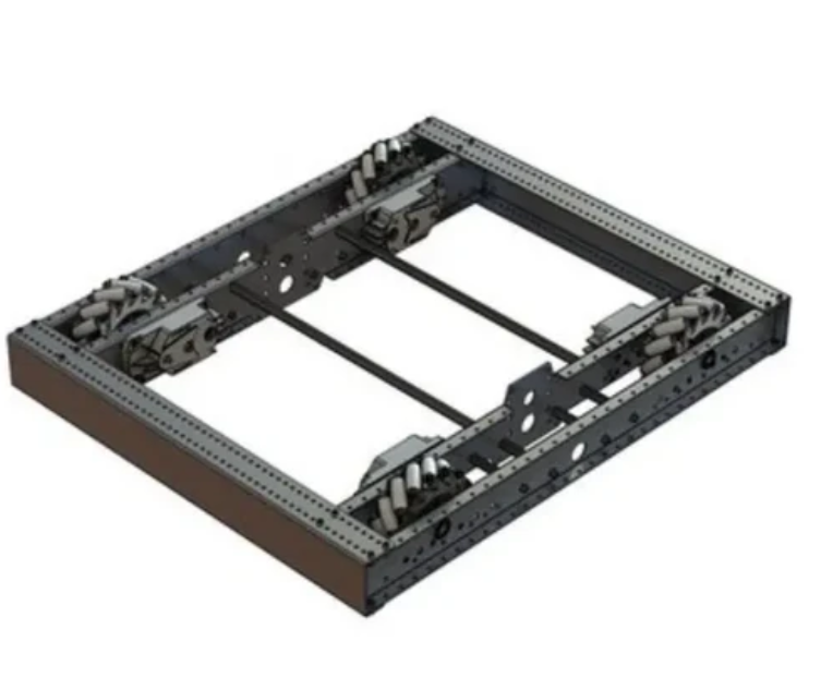 AndyMark AM14U5 휠 업그레이드 6륜 드롭 센터, 6인치 DuraOmni 휠