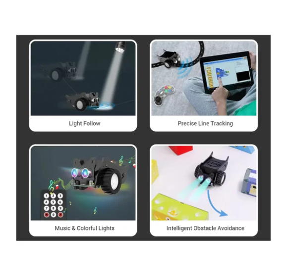 CrowBot BOLT - 조이스틱이 있는 오픈 소스 프로그래밍 가능 스마트 로봇 자동차 키트