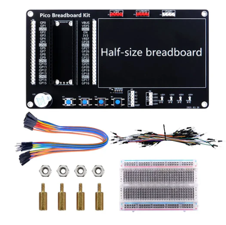 52Pi Breakout Kit Raspberry Pi Pico / Pico W용 하프 사이즈 브레드보드