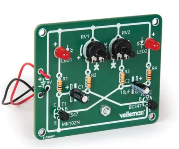 Edu 플래싱 LED 솔더링 키트