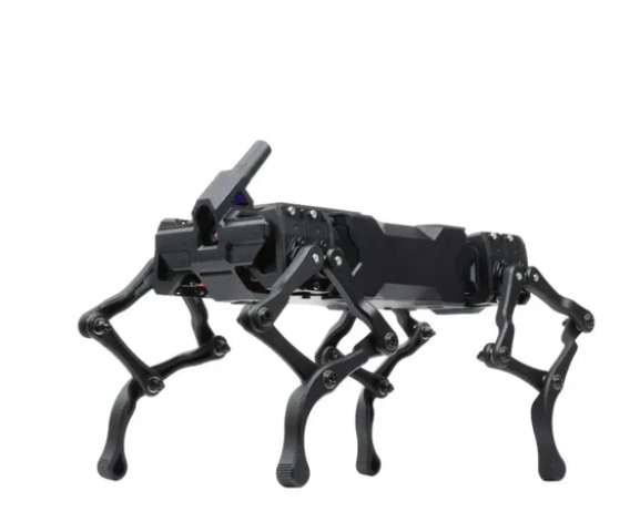 ESP32 및 PI4B용 얼굴 인식 기능이 있는 WAVEGO 12-DOF 바이오닉 도그 로봇(미국 플러그)