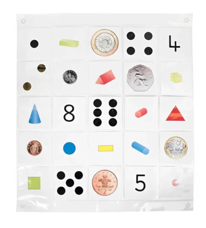 Bee Bot 또는 Blue Bot 코딩 장난감 STEM용 TTS 투명 포켓 패드 5x5