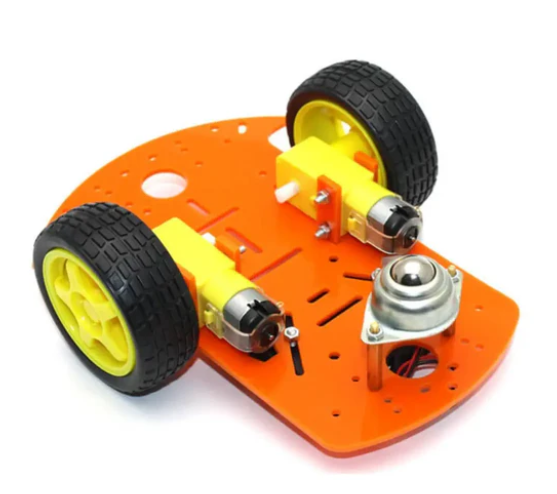 JSumo RoboMOD 2WD 모바일 로봇 섀시 키트 (오렌지)