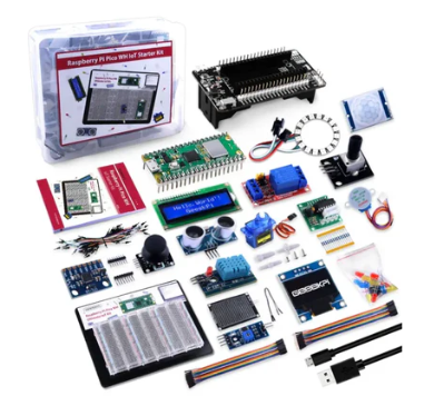 OLED 디스플레이와 다중 센서를 탑재한 Raspberry Pi Pico W IoT 스타터 키트