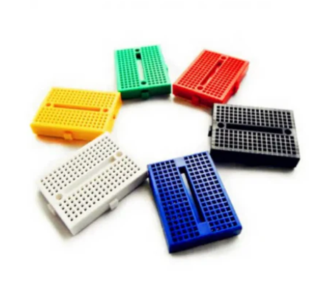 다구 6색 미니 브레드보드 프로토타입 연결 포인트 클립 조립