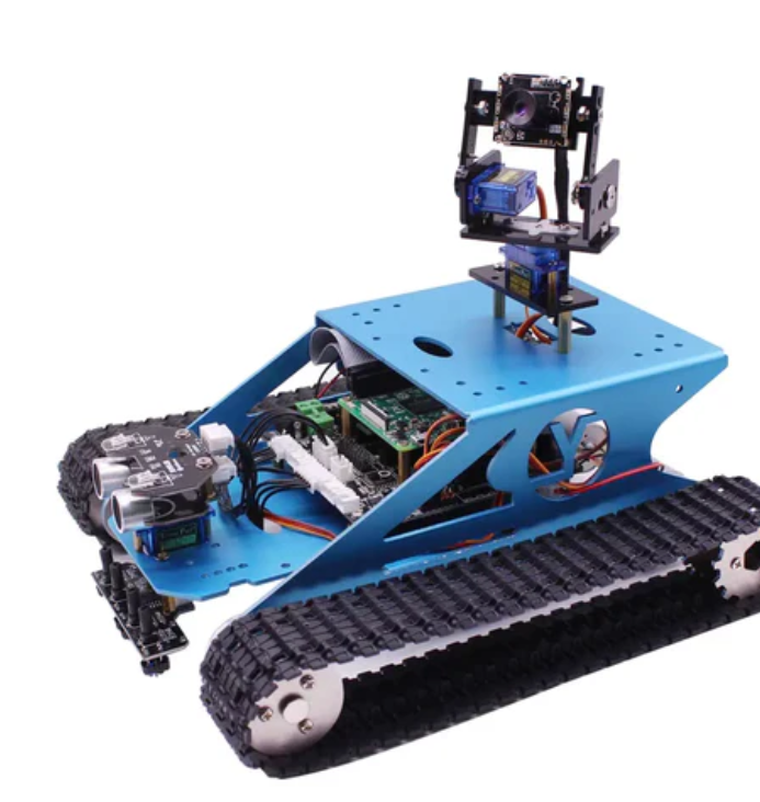 Yahboom G1 AI Vision 스마트 탱크 로봇 키트(Raspberry Pi 4B용 5G Wifi 카메라 포함)(Raspberry Pi 보드는 포함되어 있지 않음)