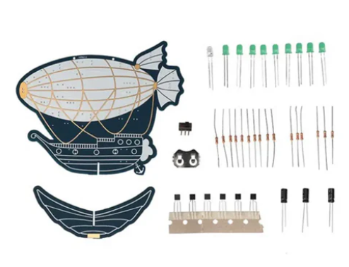 Whadda Retro Zeppelin 교육용 납땜 키트(WSL222)